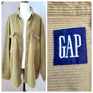 GAP | 80'S CORDEROY BUTTON-UP LONGSLEEVE